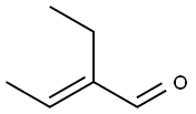 2-ETHYL-BUT-2-ENAL Struktur