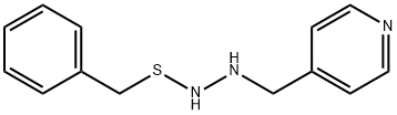 1-Benzylthio-2-(4-pyridylmethyl)hydrazine Struktur