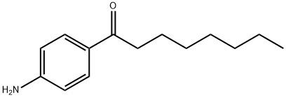 4'-アミノオクタノフェノン 化学構造式