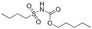 N-(Butylsulfonyl)carbamic acid pentyl ester Struktur