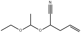 2-(1-ethoxyethoxy)pent-4-enenitrile Struktur