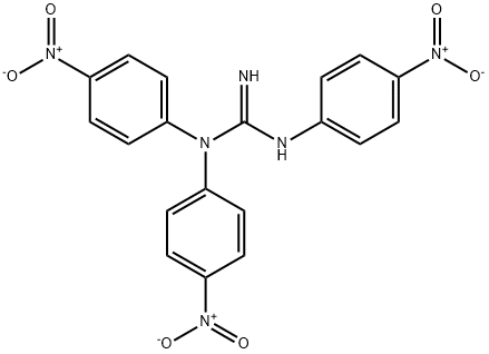 1,1,3-Tris(p-nitrophenyl)guanidine Struktur