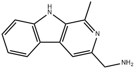 1-Methyl-9H-pyrido[3,4-b]indole-3-methanamine Struktur