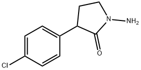 3-Amino-1-(p-chlorophenyl)-2-pyrrolidone Struktur