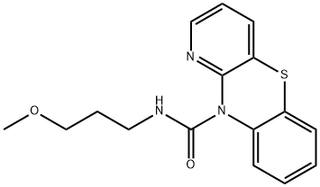N-(3-Methoxypropyl)-10H-pyrido[3,2-b][1,4]benzothiazine-10-carboxamide Struktur