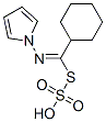 Thiosulfuric acid S-[pyrrolizino(cyclohexyl)methyl] ester Structure