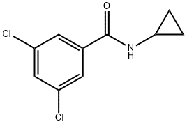 N-Cyclopropyl-3,5-dichlorobenzamide 结构式