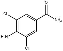 4-Amino-3,5-dichlorobenzamide Struktur
