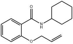 N-Cyclohexyl-2-(allyloxy)benzamide Struktur