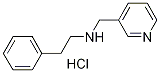 Phenethyl-pyridin-3-ylmethyl-amine hydrochloride Structure