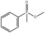 メチルフェニルホスフィン酸メチル 化学構造式