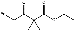 Ethyl 4-broMo-2,2-diMethylacetoacetate Struktur