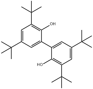 2,2'-dihydroxy-3,3',5,5'-tetra-tert-butylbiphenyl Struktur