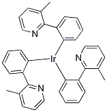 Tris[2-(3-methyl-2-pyridinyl)phenyl]iridium Struktur