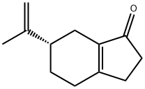 1H-Inden-1-one,2,3,4,5,6,7-hexahydro-6-(1-methylethenyl)-,(6S)-(9CI) 结构式