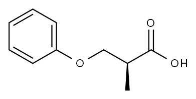 Propanoic acid, 2-methyl-3-phenoxy-, (2S)- (9CI) Structure