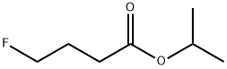 4-フルオロ酪酸イソプロピル 化学構造式