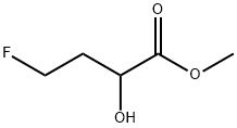 4-フルオロ-2-ヒドロキシ酪酸メチル 化学構造式