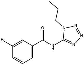 Benzamide, 3-fluoro-N-(1-propyl-1H-tetrazol-5-yl)- (9CI)|