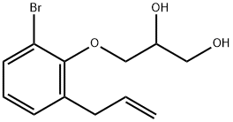 3-(2-Allyl-6-bromophenoxy)-1,2-propanediol Struktur