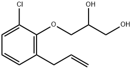 3-(2-Allyl-6-chlorophenoxy)-1,2-propanediol Struktur