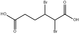 2,3-Dibromoadipic acid Struktur