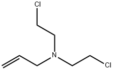 N,N-ビス(2-クロロエチル)アリルアミン 化学構造式