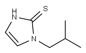 1-Isobutyl-1H-imidazole-2-thiol Struktur