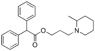 Diphenylacetic acid 3-(2-methylpiperidino)propyl ester Struktur