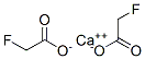 Bis(fluoroacetic acid)calcium salt Struktur
