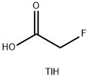 Fluoroacetic acid thallium(I) salt Struktur