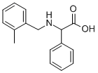 2-Phenyl-2-(2-methylbenzylamino)acetic acid Struktur
