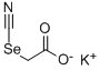 ヒドロセレノシアノ酢酸カリウム 化学構造式
