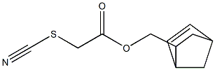 Thiocyanatoacetic acid bicyclo[2.2.1]hept-5-en-2-ylmethyl ester 结构式