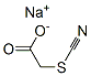Thiocyanatoacetic acid sodium salt Struktur