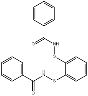 N,N'-(1,2-Phenylenebisthio)bisbenzamide Struktur