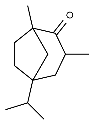 Bicyclo[3.2.1]octan-2-one, 1,3-dimethyl-5-(1-methylethyl)- (9CI) Structure