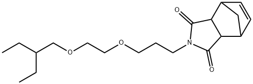 N-[3-[2-(2-Ethylbutoxy)ethoxy]propyl]norborn-5-ene-2,3-dicarboximide Struktur