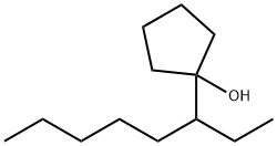 Cyclopentanol, 1-(1-ethylhexyl)- (9CI) 结构式