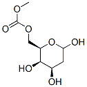 D-lyxo-Hexopyranose, 2-deoxy-, 6-(methyl carbonate) (9CI) Structure