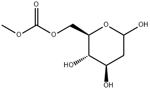 D-arabino-Hexopyranose, 2-deoxy-, 6-(methyl carbonate) (9CI) Structure