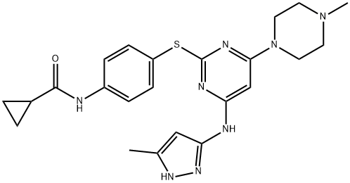 陶扎色替 结构式