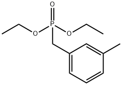 (3-メチルベンジル)ホスホン酸ジエチル 化学構造式