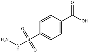 4-(肼磺酰基)苯甲酸, 6391-97-5, 结构式