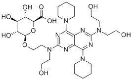 Dipyridamole Mono-O-b-D-glucuronide 结构式