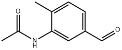 N-(5-ホルミル-2-メチルフェニル)アセトアミド 化学構造式