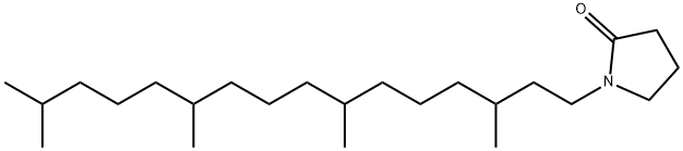 1-(3,7,11,15-Tetramethylhexadecyl)pyrrolidin-2-one Struktur