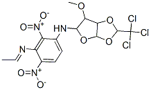 N-[[4-methoxy-7-(trichloromethyl)-2,6,8-trioxabicyclo[3.3.0]oct-3-yl]m ethylideneamino]-2,4-dinitro-aniline 结构式