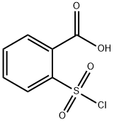 2-(クロロスルホニル)安息香酸 化学構造式