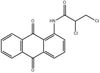 N-(9,10-Dihydro-9,10-dioxoanthracen-1-yl)-2,3-dichloropropionamide Structure